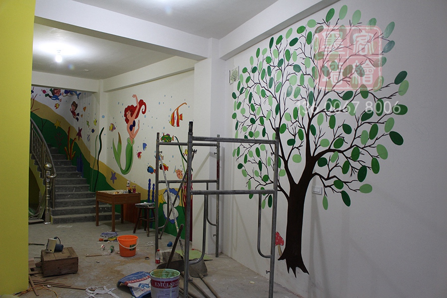 MK_QH28學(xué)校幼兒園墻繪
